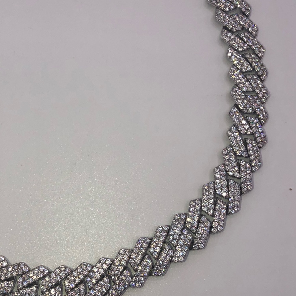 18k 30ct Link Necklace - Picture 10 of 13